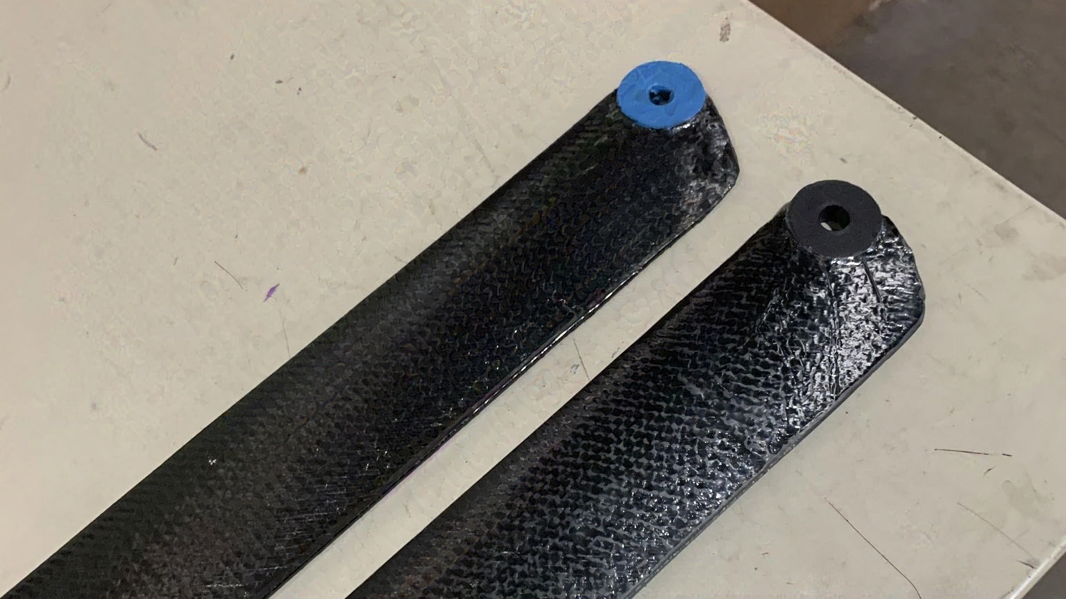 Unfinished carbon rotor blade