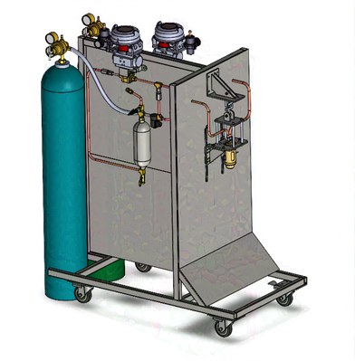 CAD of the arc igniter insert