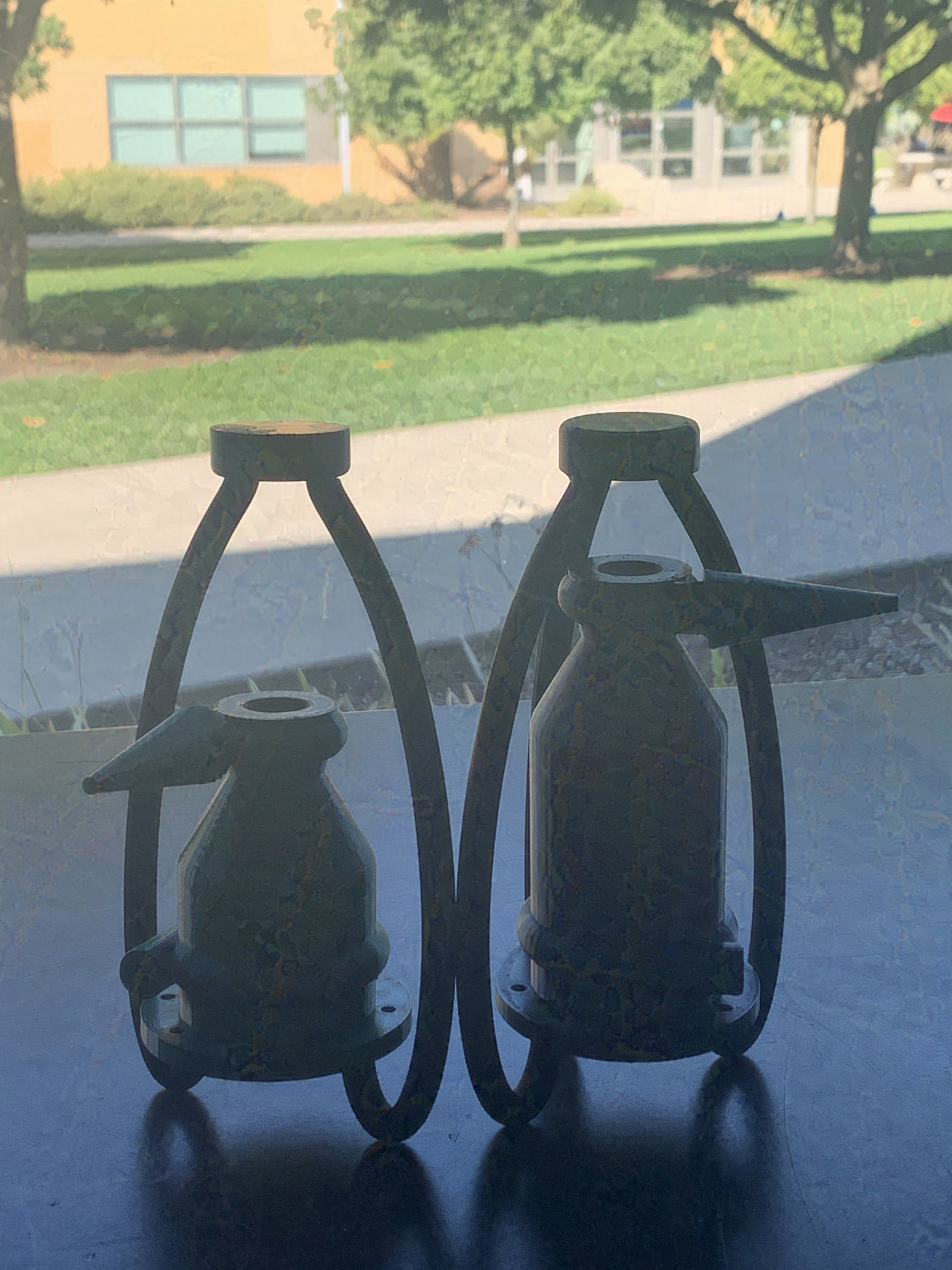 Wax casting patterns for two regeneratively cooled nozzle assemblies